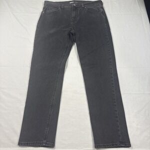 JEANS STRAIGHT Womens 8 Black Denim‎ Boyfriend  High Rise Retro 29x28 OLD NAVY
